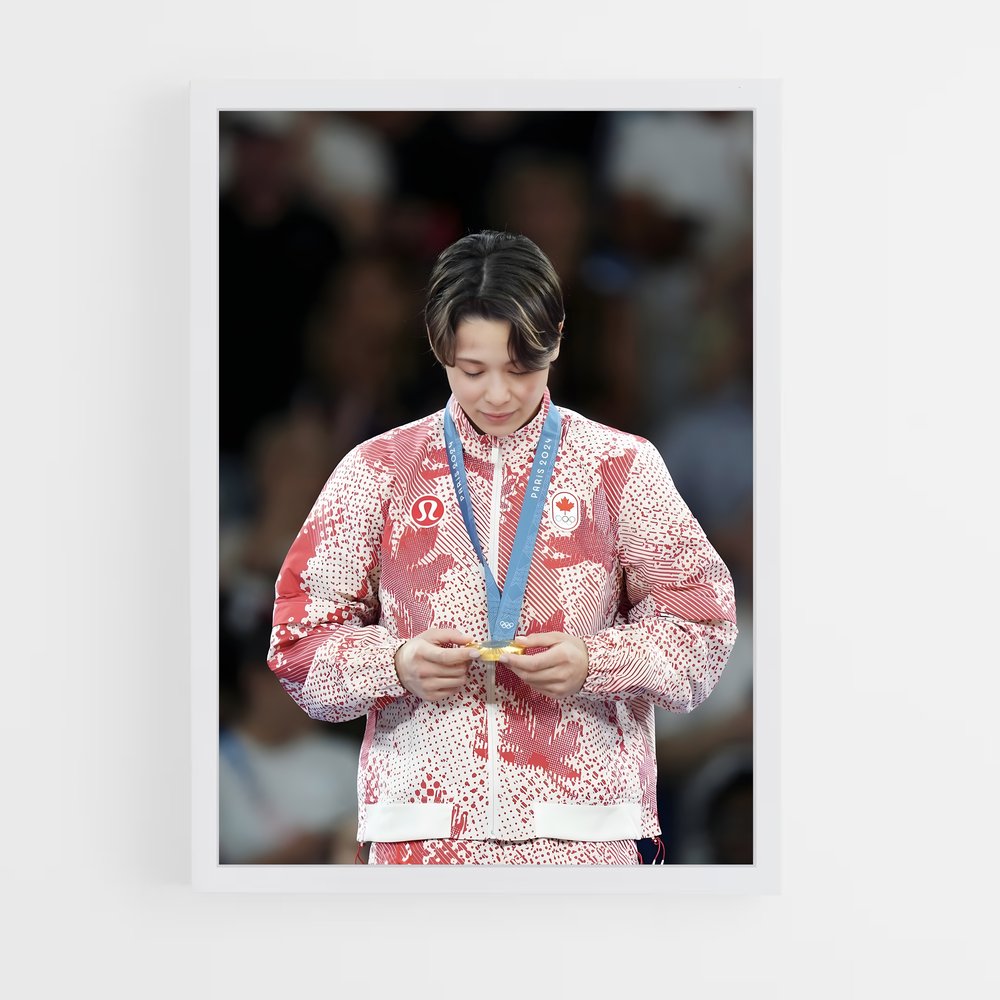Poster La Médaillée – affiche Judo (vue 3)